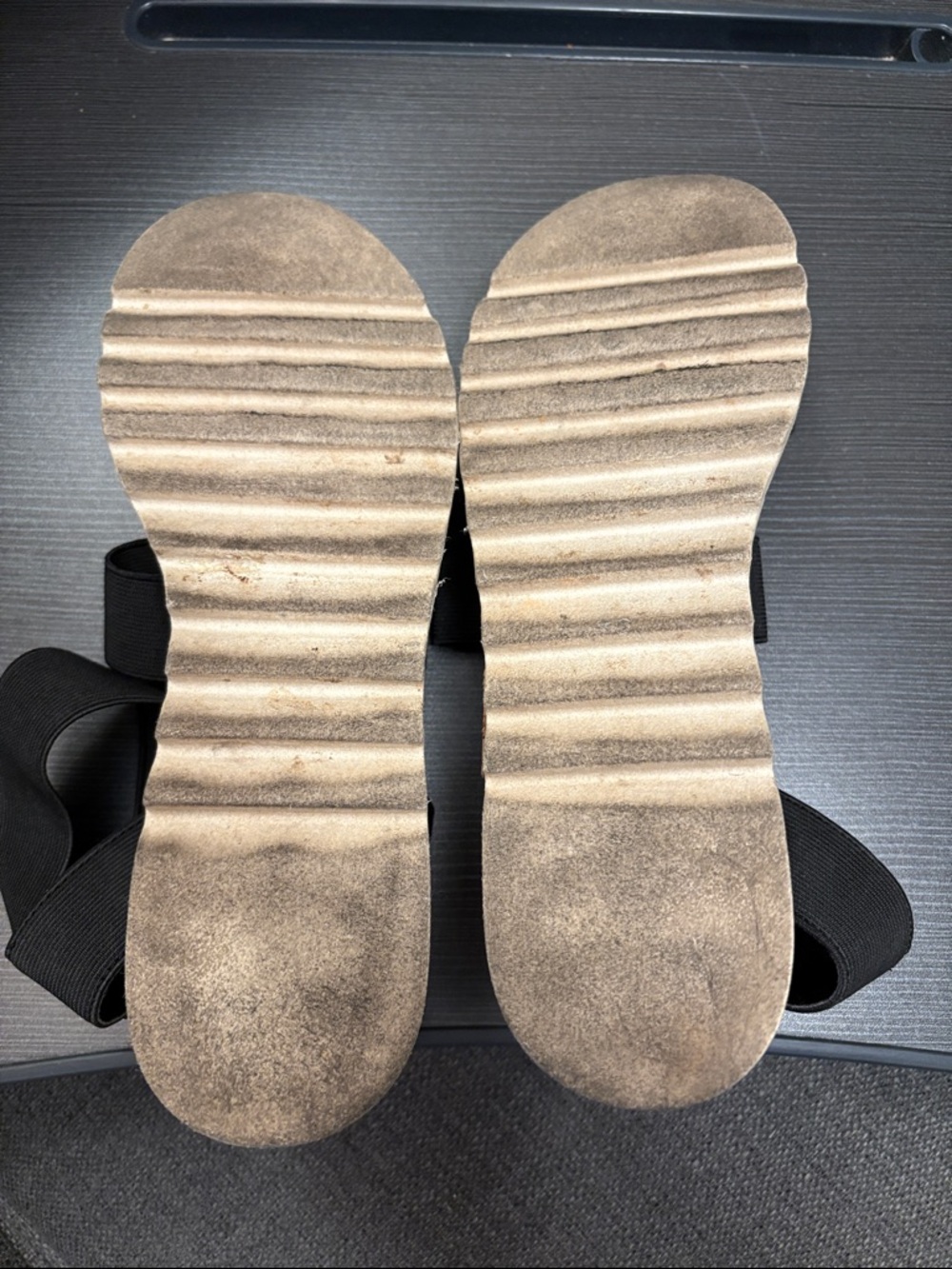 Steve Madden Bandi Elastic Cork Platform Wedge Sandal - Picture 4 of 6